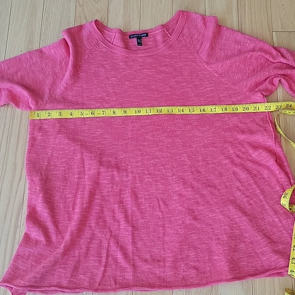 Eileen Fisher Flora Organic Linen and Cotton Blend Top - Picture 9 of 10